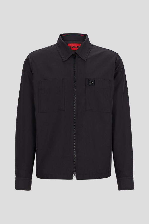 ΠΟΥΚΑΜΙΣΟ(ΜΕ ΦΕΡΜΟΥΑΡ) OVER HUGO - 001 ΜΑΥΡΟ